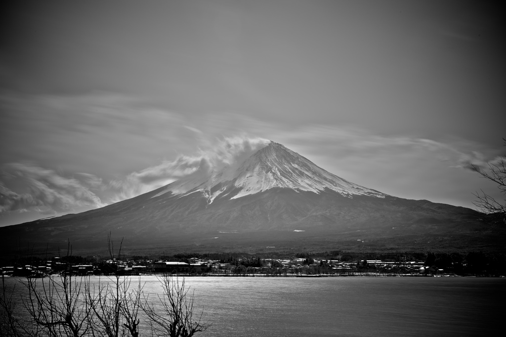 山頂の気流