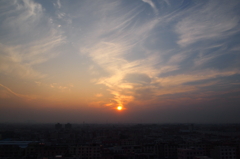 南の夕暮れ