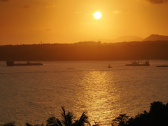 沖縄の夕日