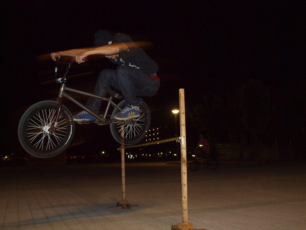 BMX bunny hop