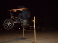 BMX bunny hop