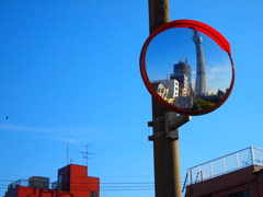 ミラーの中で。。。