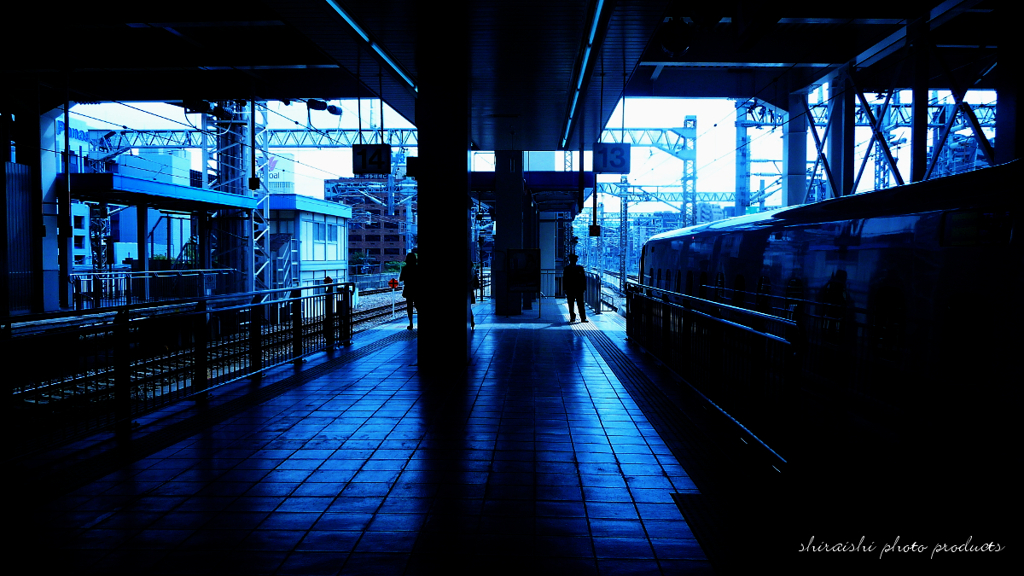 博多駅にて