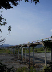 世界一長い木造歩道橋-1