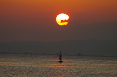 沈む太陽