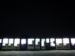 自動販売機・夜