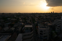 練馬夕景