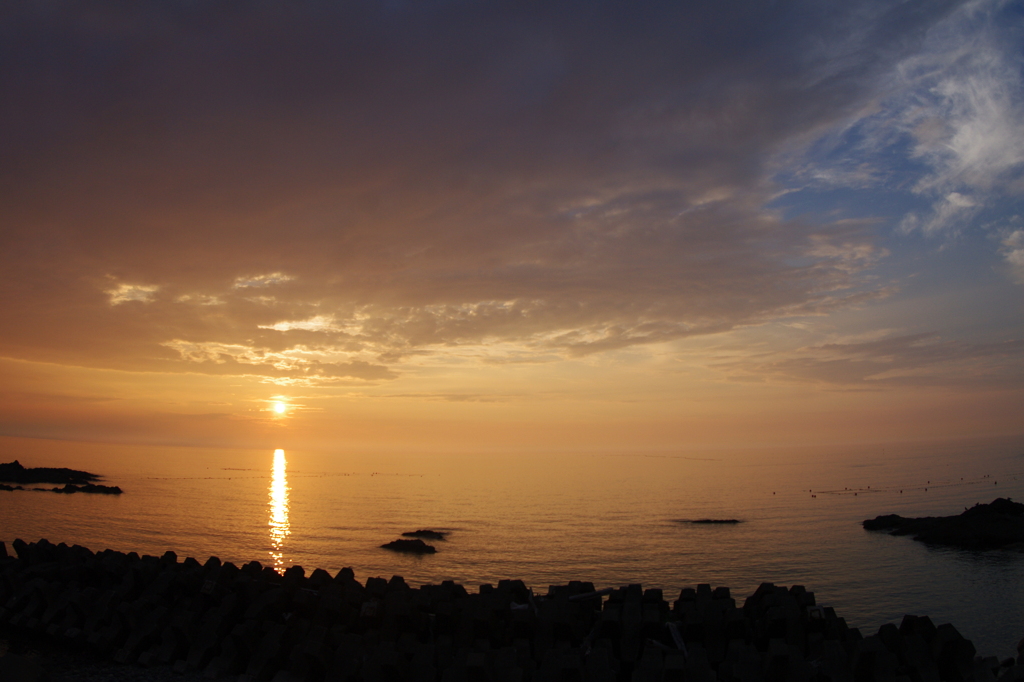 オホーツクの夕暮れ