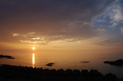 オホーツクの夕暮れ