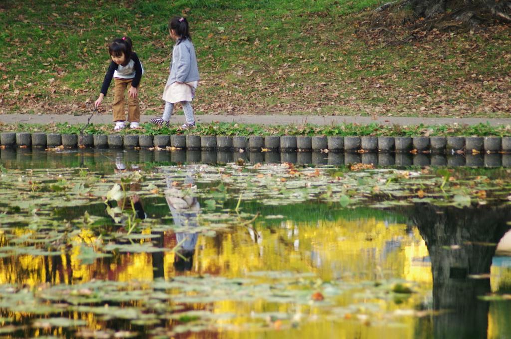 楽しい水遊び