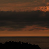 庄内浜の夕陽１