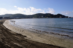 逗子海岸の朝