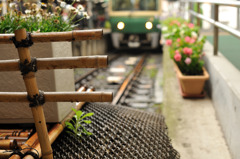 雨の鎌倉駅