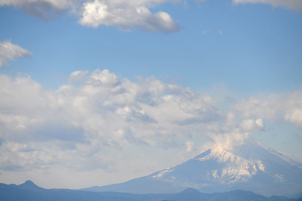 頭を雲の