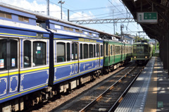 江ノ電長谷駅にて