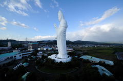 朝の仙台大観音１