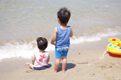 初めての海