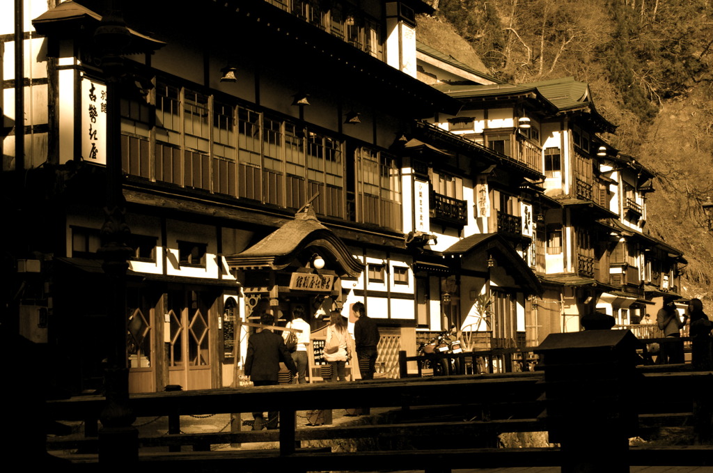 なつかしの温泉街
