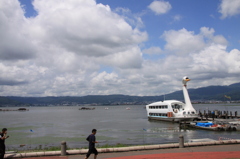 空のある風景　長野・諏訪