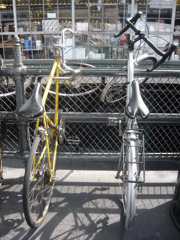 parking a bicycle in Seatlle