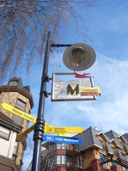 signs in Whistler, BC, Canada