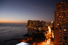 ホテルからの夜景
