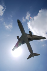 太陽と飛行機