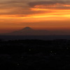夕景富士