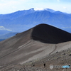 晴れた宝永山