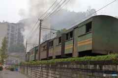 嘉陽小火車　躍進駅付近