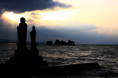 宍道湖と嫁ヶ島