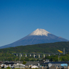 車窓から富士山