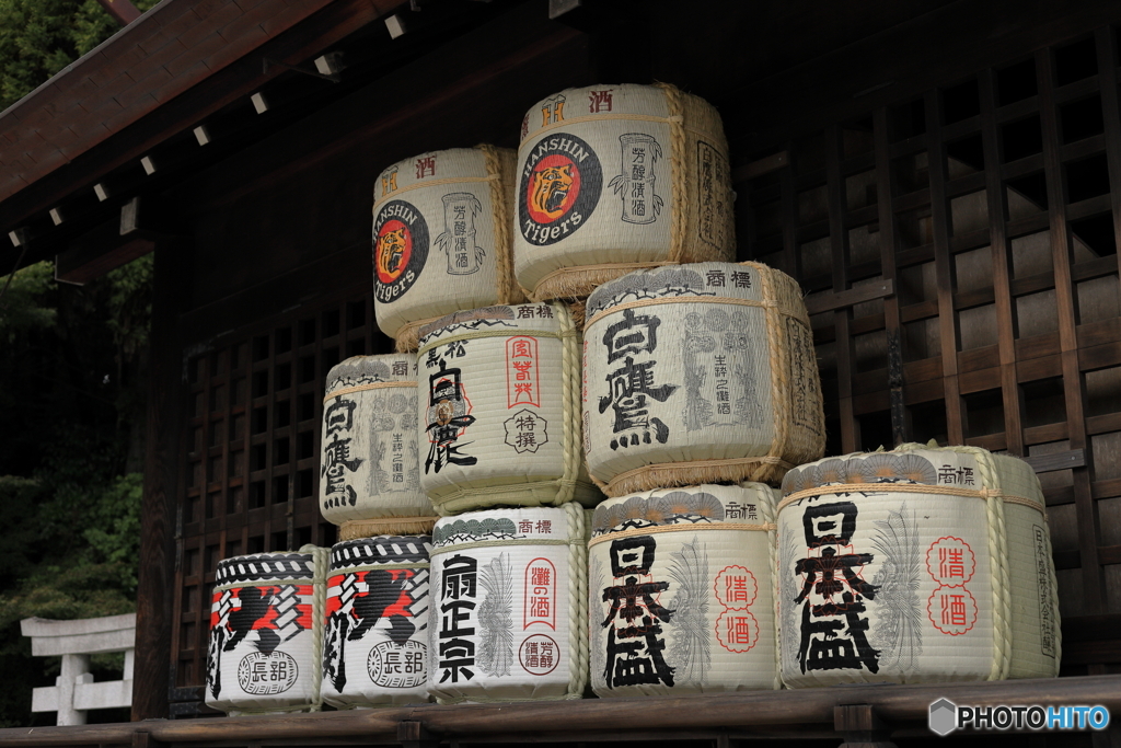 廣田神社の酒樽
