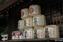 廣田神社の酒樽