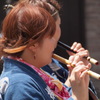 P7072477村上大祭　笛の女性