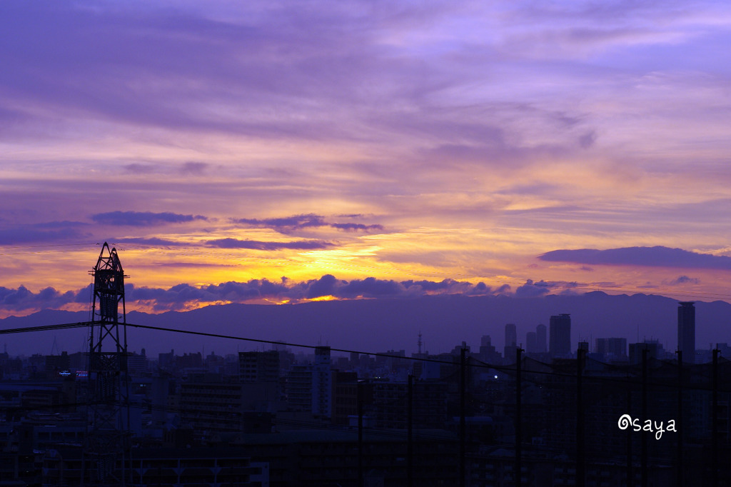 夕焼け*