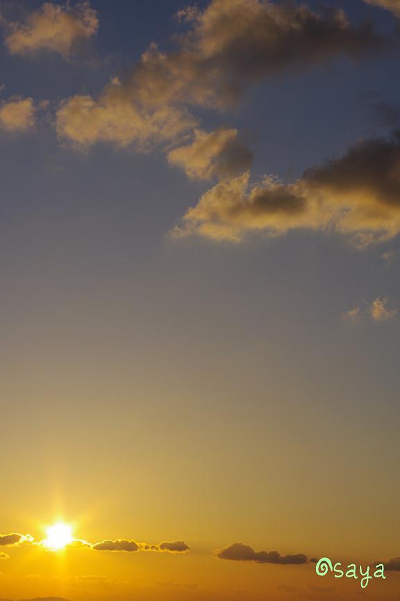 夕日
