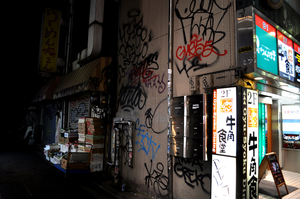 【路地裏のヘビ】