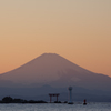 真名瀬の夕暮れ