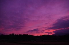 久しぶりの夕焼け撮影