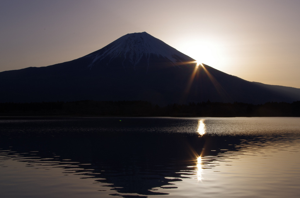 田貫湖の日の出