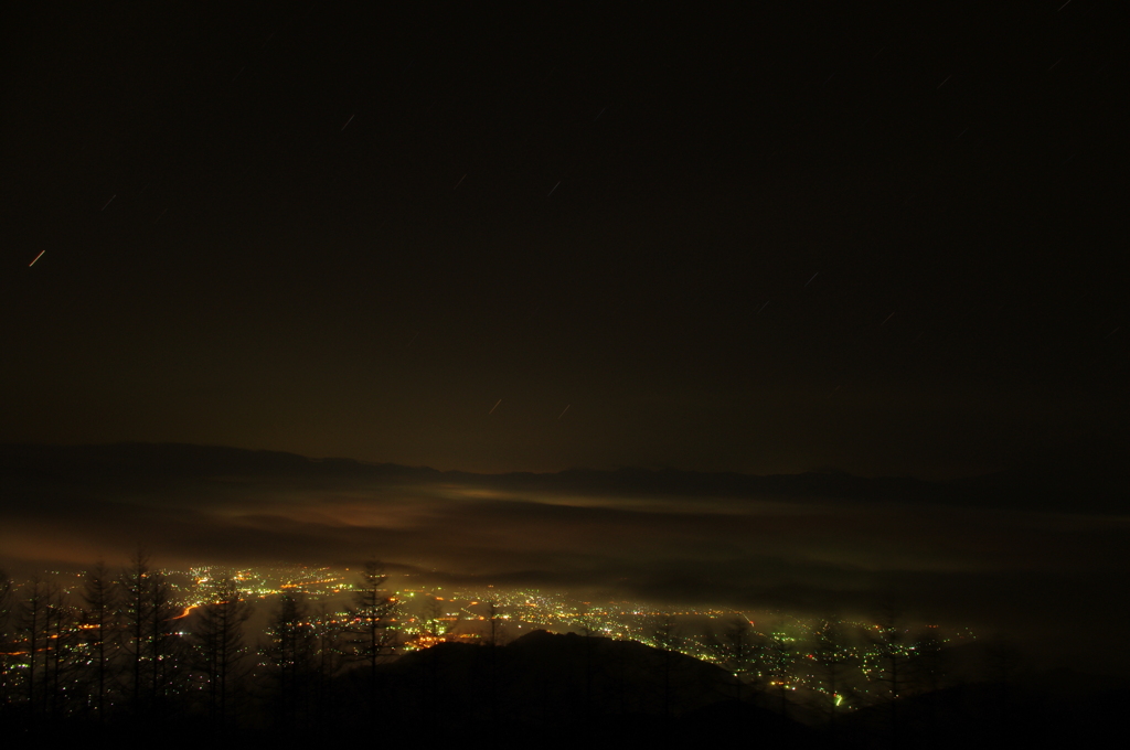 甘利山の夜