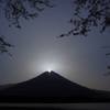 輝く山頂