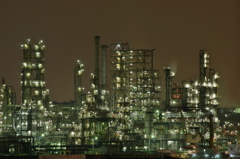 初＾＾工場夜景