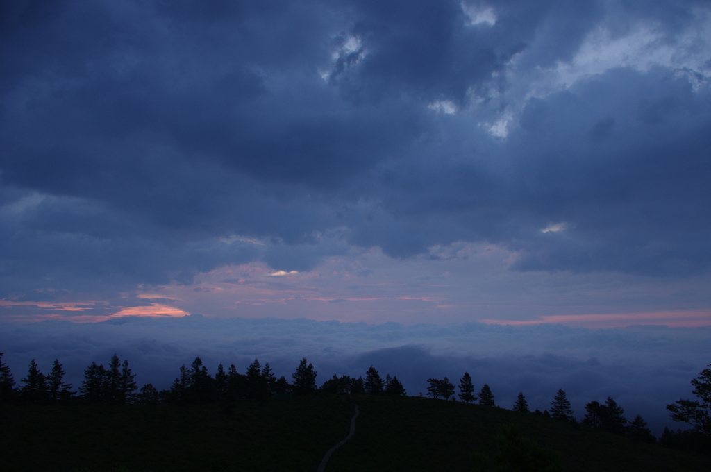 甘利山山頂