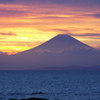 相模湾からの萌え富士
