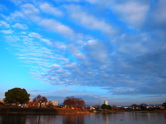 不思議な雲の反対側