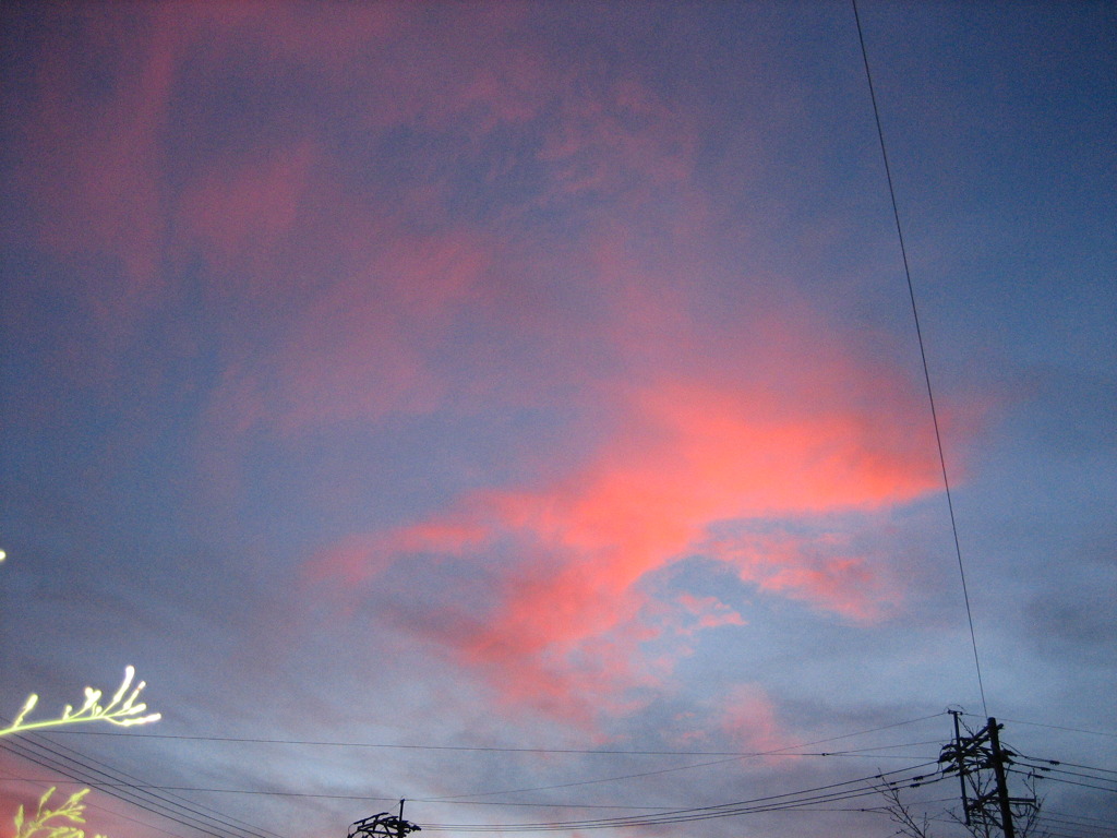 朝焼け雲