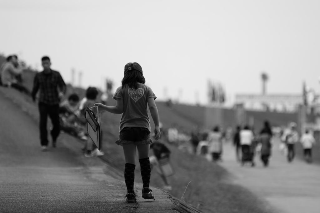 #19　A girl's back
