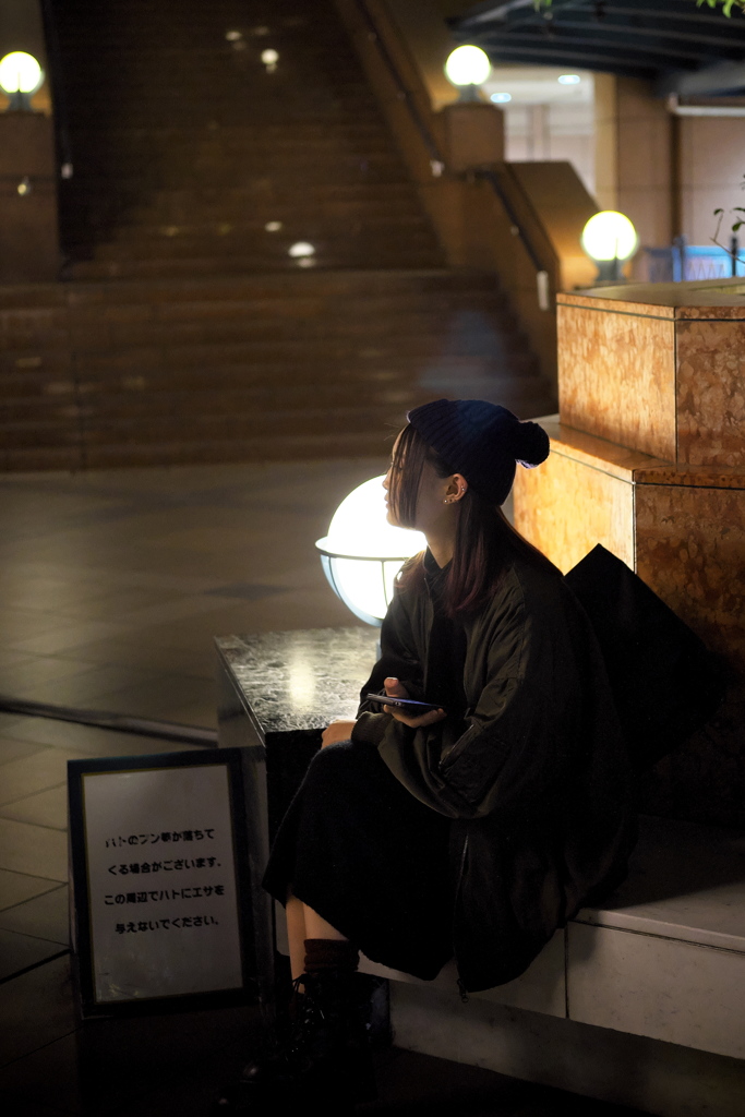 「横顔の君」